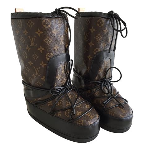 lv boots with fur